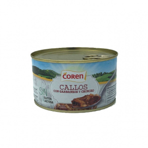Callos y callos con garbanzos y chorizo de Coren - Callos con garbanzos y chorizo