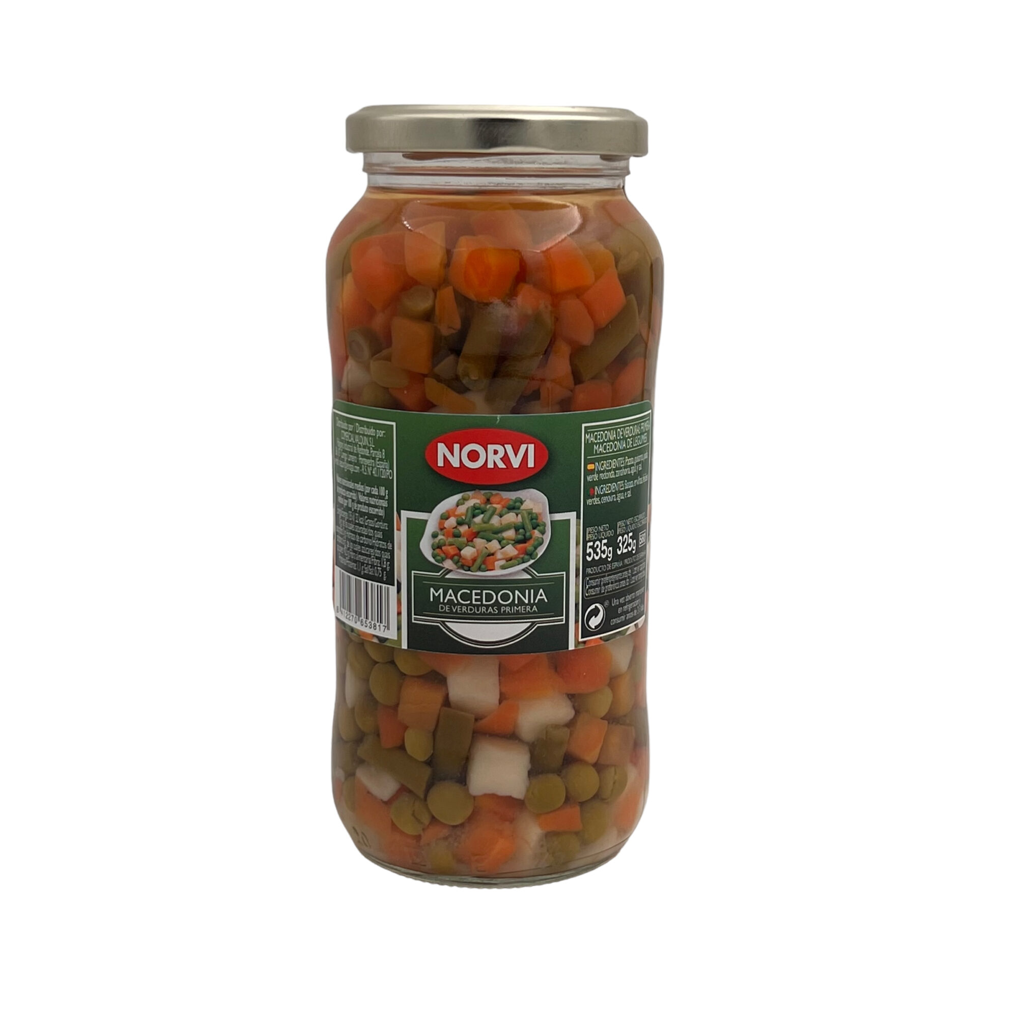Macedonia de verduras Norvi