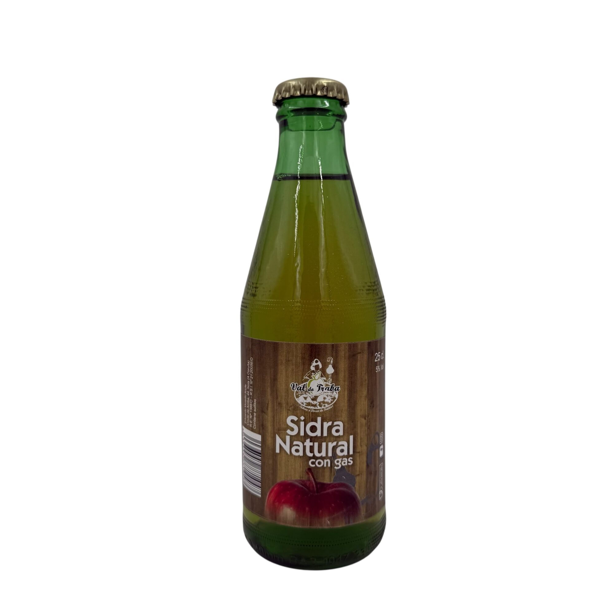 Sidra natural con gas Val do Traba
