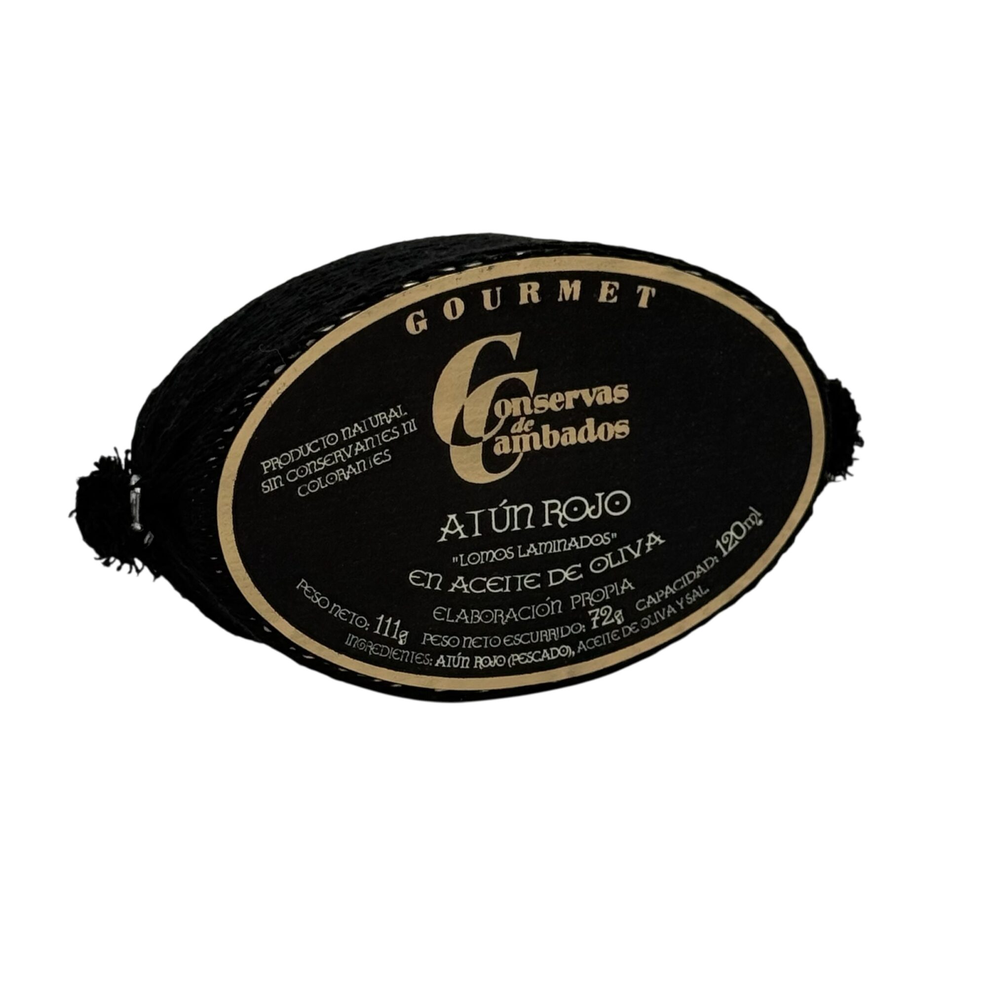 Atún Rojo Gourmet. Lomos laminados Conservas Cambados.